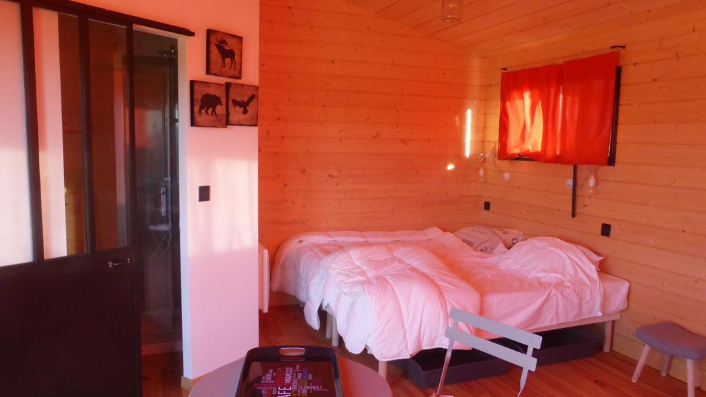 La Cabane Perchee Du Faucon Frechou-Frechet Eksteriør billede